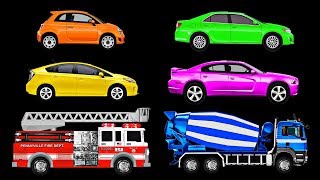 Cars & Trucks for Kids | Learn Car & Truck Names & Sounds | Fun & Educational Organic Learning