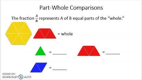 Part Whole Pattern Blocks
