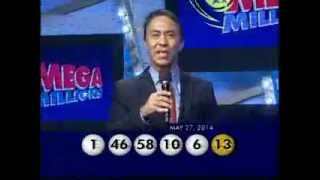 MegaMillions Results Winning Numbers 27th May 2014