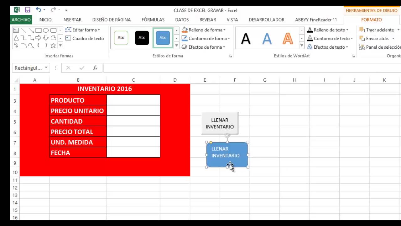 Como hacer formularios en excel