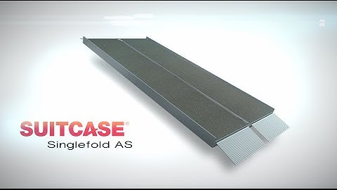 Product Overview - SUITCASE® Singlefold AS | EZ-ACCESS