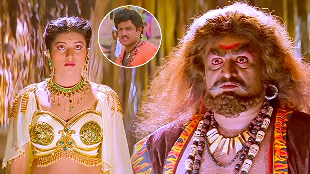 Vijaya Rangaraju Super Hit Scene | Balakrishna | Roja | Bhairava Dweepam Movie Scenes