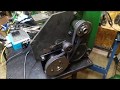 New busybee b244 b244 lathe stepper motor installed pulleys aligned