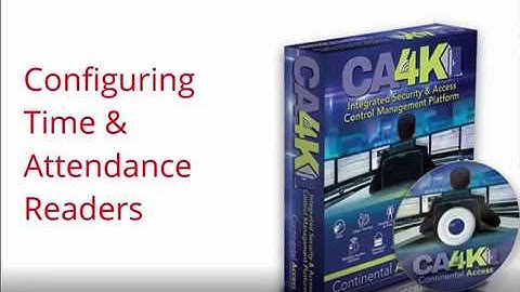 Configuring Time & Attendance Readers