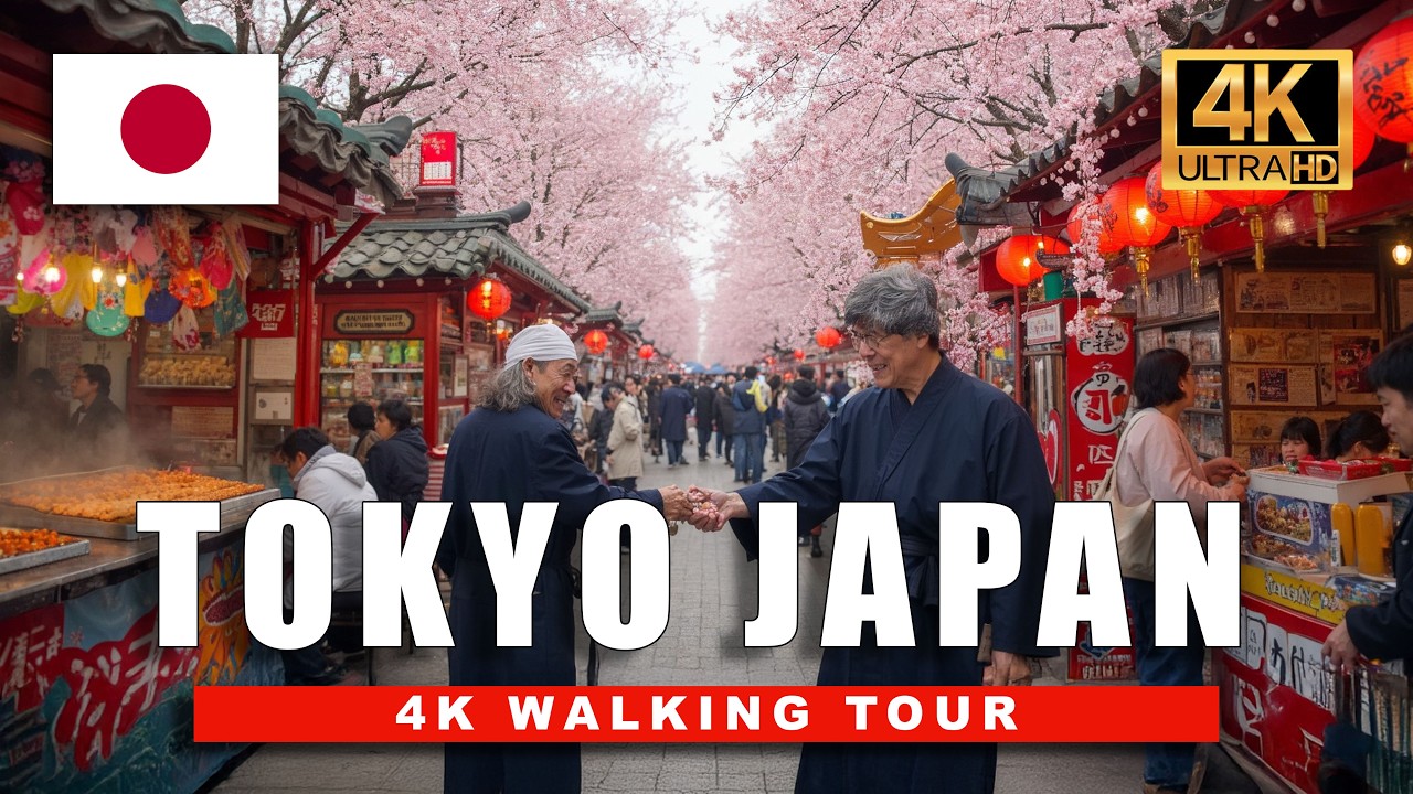 Tokyo, Nhật Bản | Đi Bộ Ngắm Hoa Anh Đào 4K | 11 thg 4, 2025