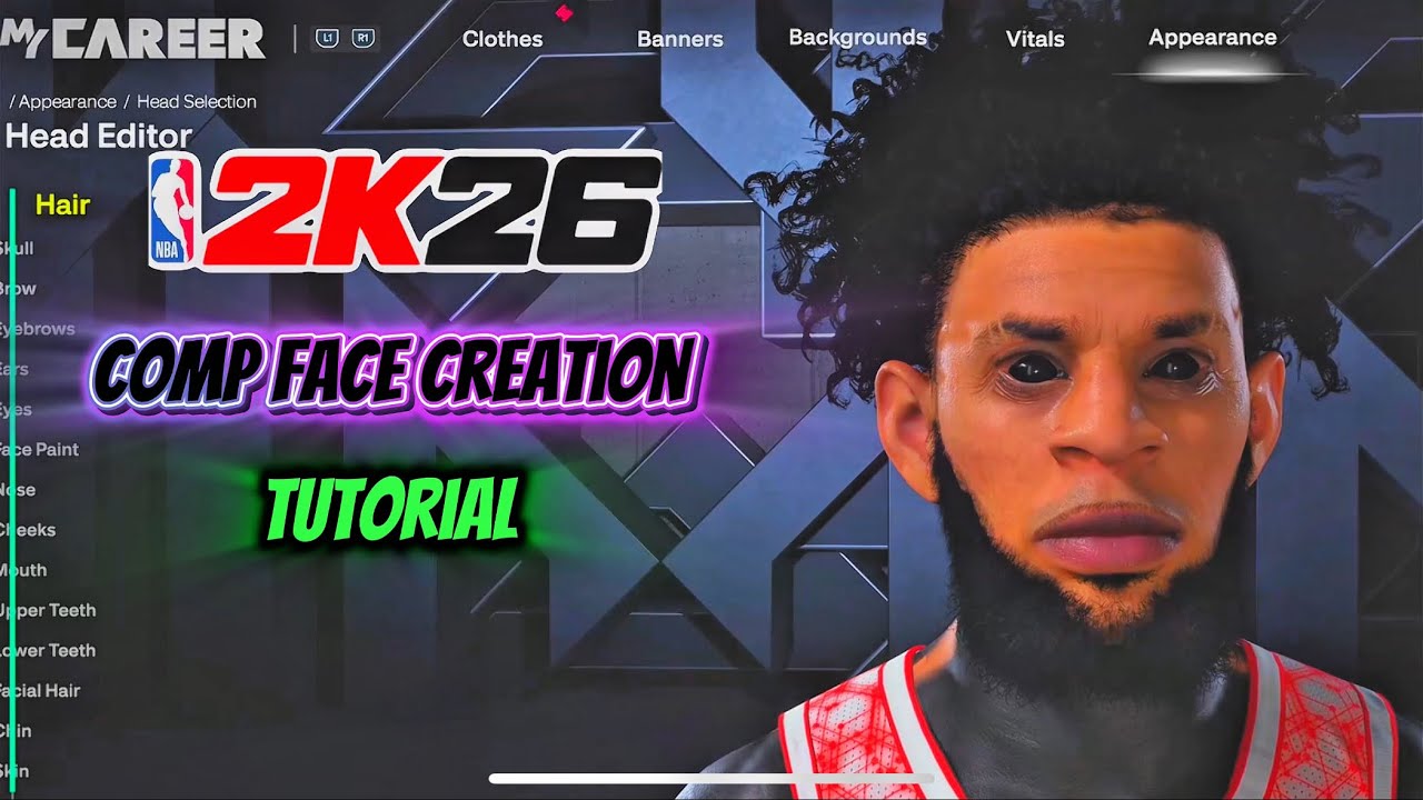 Comp Face Creation Tutorial 2k26 - YouTube