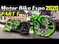 Motor Bike Expo 2020 Highlights Part 1/3 - Verona, Italy - Customs, Choppers, Cafè-Racers & More!