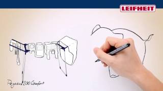 Напольная сушилка для белья Leifheit Pegasus 200 Comfort (81516)(, 2016-09-19T12:39:00.000Z)