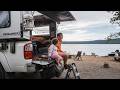 Dad &amp; Daughter Oregon Hot Springs Truck Camping Trip (Flash Flood Changed Everything)