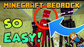 How to Build an Endermen Farm Minecraft Bedrock