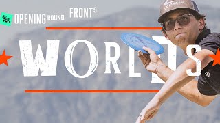 2021 Disc Golf World Championships | R1F9 FEATURE | Wysocki, Ulibarri, Koling, Keith | Jomez