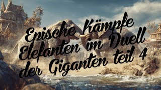 Epische Kämpfe Elefanten im Duell der Giganten teil 4