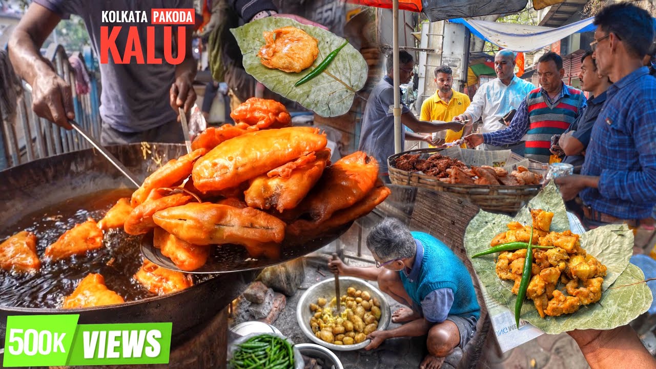 One Man Army | Aloo Pakoda with 5 Different Items | Kalu Pakode Wale Kolkata | Street Food India