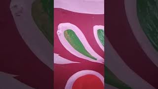 Flowers Painting In Wall Sort