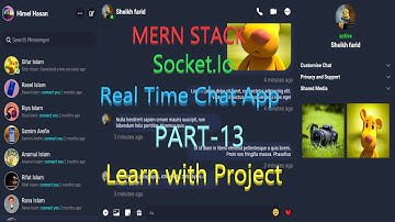 Real Time Chat App Node Js Express Js React  MongoDB Socket.io MERN Messenger Design #13