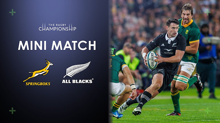 BRUISING Rugby Championship clash 😧 | All Blacks v Springboks