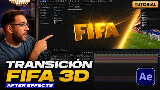 Transición Logo 3D FIFA en After Effects | Proyecto Gratis