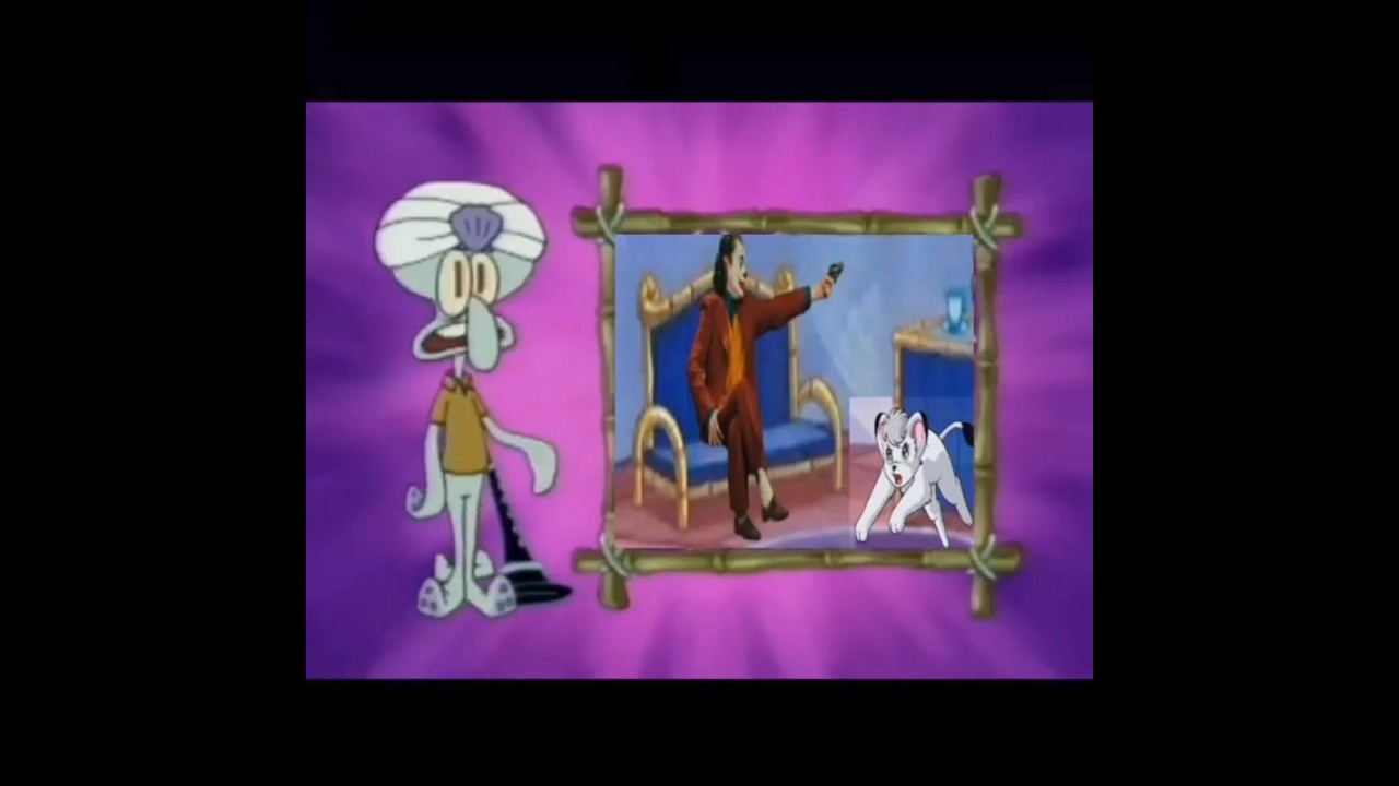Astrology with Squidward, Joker, & Kimba the White Lion & Leo #shorts #joker #spongebob