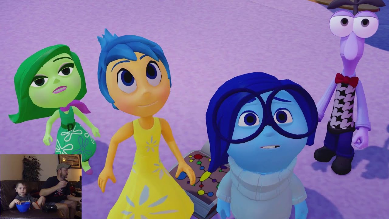 Disney Infinity 3.0 Gameplay Inside Out Playset 1 with Fear & Disgust