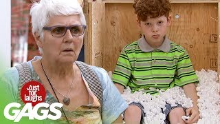 MAILING KIDS In Boxes Pranks