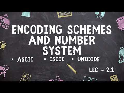 L-2.1 Class 11 CS Python | Encoding Schemes | ASCII, Unicode & ISCII | NCERT CBSE | Free PDF Notes