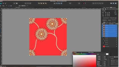 Affinity Designer Repeat Pattern.