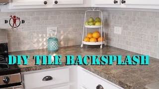 How to install kitchen backsplash tile ...