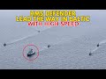 HMS Defender lead Six P2000 Boats Royal Navy the way in the Baltic