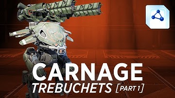 Carnage Trebuchets - War Robots - Gameplay (Dead City) - Part 1