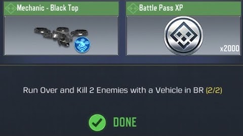 Call Of Duty: Mobile Run Over and Kill 2 Enemies with a Vehicle in BR Task Complete