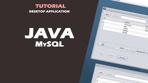 Tutorial Java Desktop Mysql MVC 03 Dao