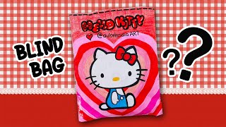 Blind Bag paper 💖 Hello Kitty 🎀 ASMR / satisfying opening blind bag / Sanrio theme