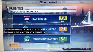 Bay Area Traffic map Hwy 101 Bayshore freeway
