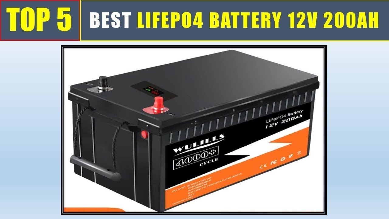 BEST Lifepo4 Battery 12v 200Ah Solar Battery! Top 5 Best LiFePO4 Battery Pack On Aliexpress