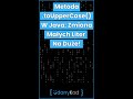 🆎🚀 Metoda .toUpperCase() W Java: Zmiana Małych Liter Na Duże! ☕💻 #java #programowanie #shorts