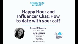 Happy Hour & Influencer Chat: How to date with your cat? [Cat Behavior Summit 2020] screenshot 4