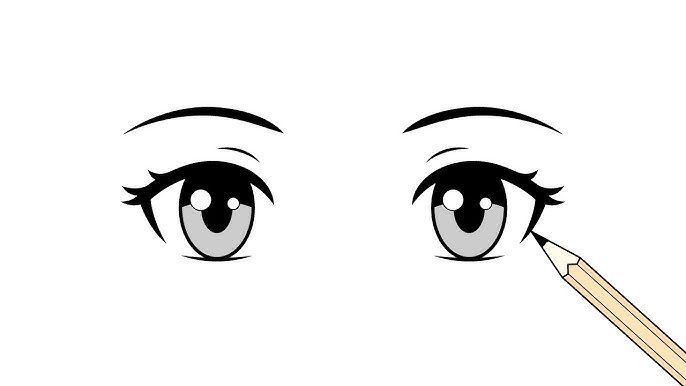 How to Draw Anime Eyes - FeltMagnet