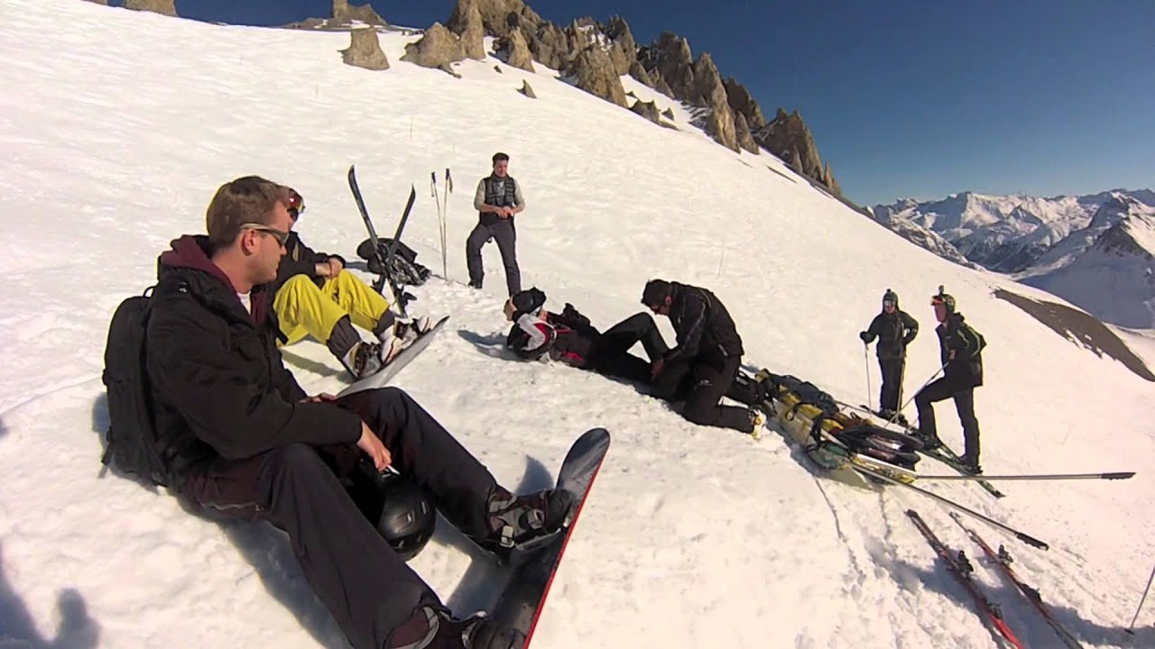 Broken Femur Ski accident in Tignes 2013 YouTube