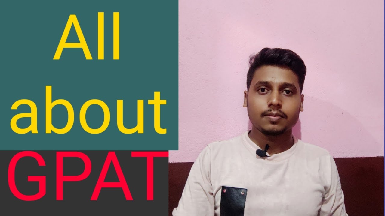 All about GPAT exam/details about GPAT exam in Bengali/career in pharmacy/