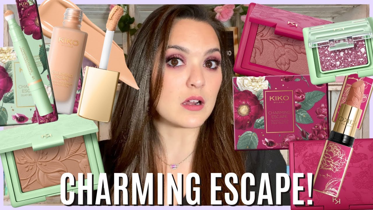 Kiko Milano Charming Escape Collection! Hydrating Foundation, Concealer, Bronzer, Blush & More!