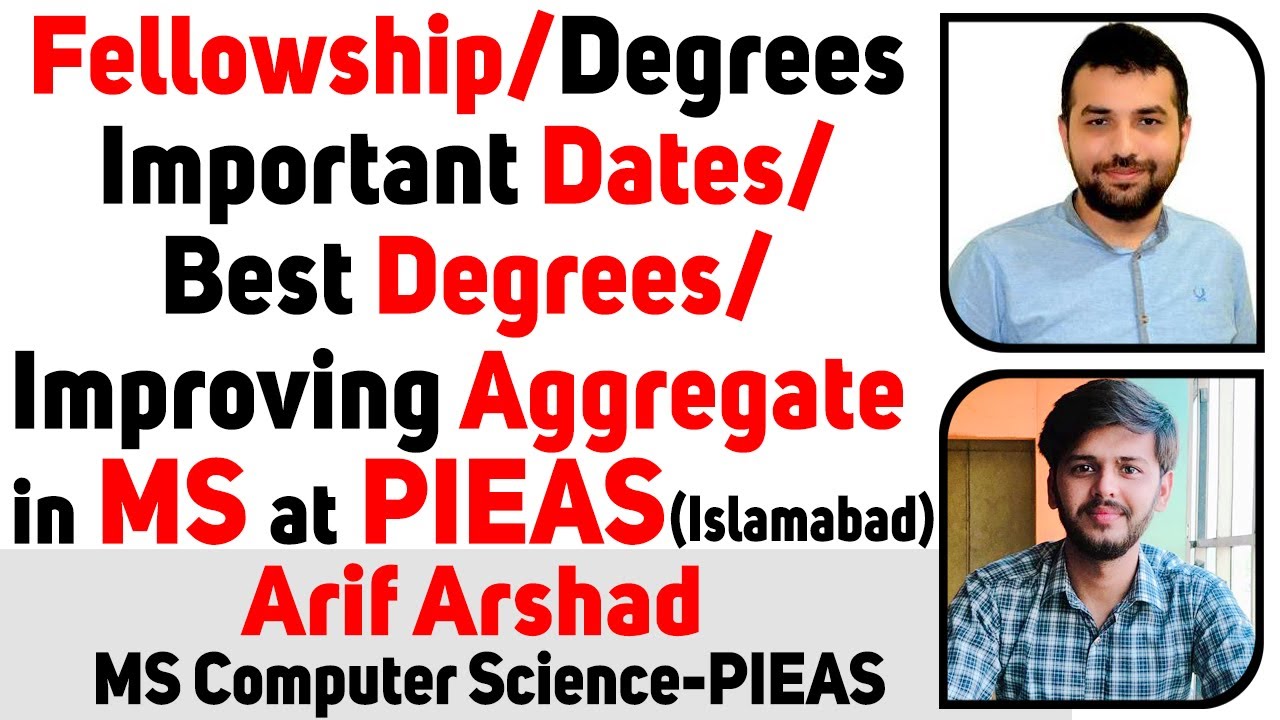 MS PIEAS (Pakistan Institute of Engineering & Applied Sciences) Islamabad Fellowship/Jobs/Admissions