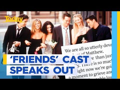 'Friends' cast breaks silence on Matthew Perry's shock death | Today Show Australia