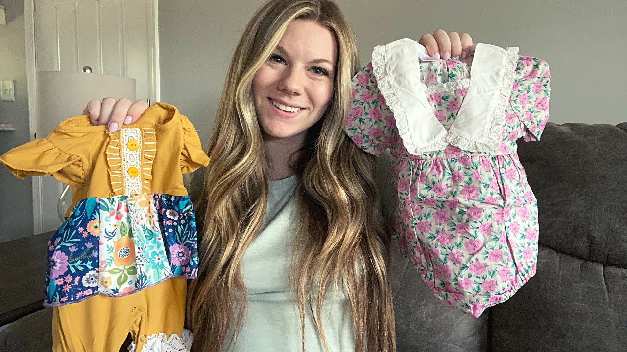 BABY GIRL CLOTHING HAUL! AFFORDABLE BABY GIRL CLOTHES | MARIE NICOLE BOUTIQUE | Destiny Phillips