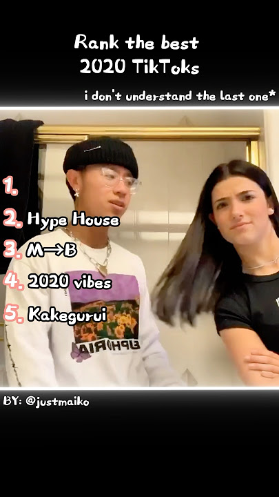 Rank the Best 2020 TikTok🫠
