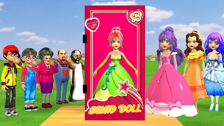 Scary Teacher 3D vs Squid Game Help Squid Doll Choose Princess Dress Beauty or Error Challenge