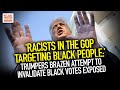 'Racists In GOP Targeting Black People:' Trumpers Brazen Attempt To Invalidate Black Votes Exposed