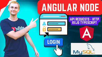 Angular Node MySQL Login System - API Requests - HTTP RxJS TypeScript