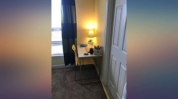 Small Computer Desk White Home Office Small Spaces 31 Inch Modern Writing Table for review