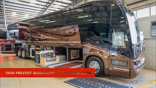 2008 Prevost Marathon H345  Triple Slide