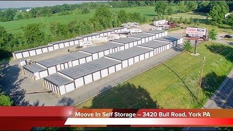 Moove In Self Storage – 3420 Bull Road, York – AERIAL VIDEO TOUR 2017